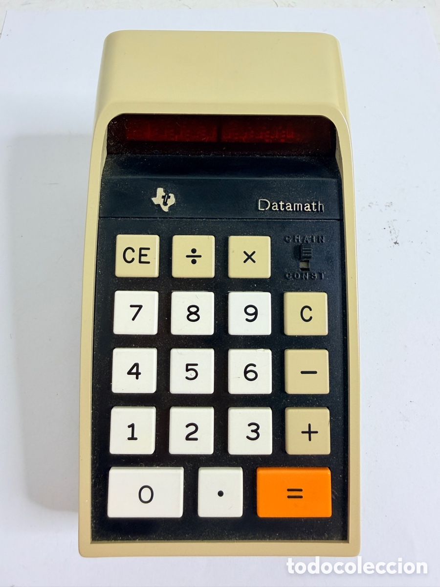Vintage: Texas Instruments Datamath TI-2500 Space Age Design 1970s - Foto 4