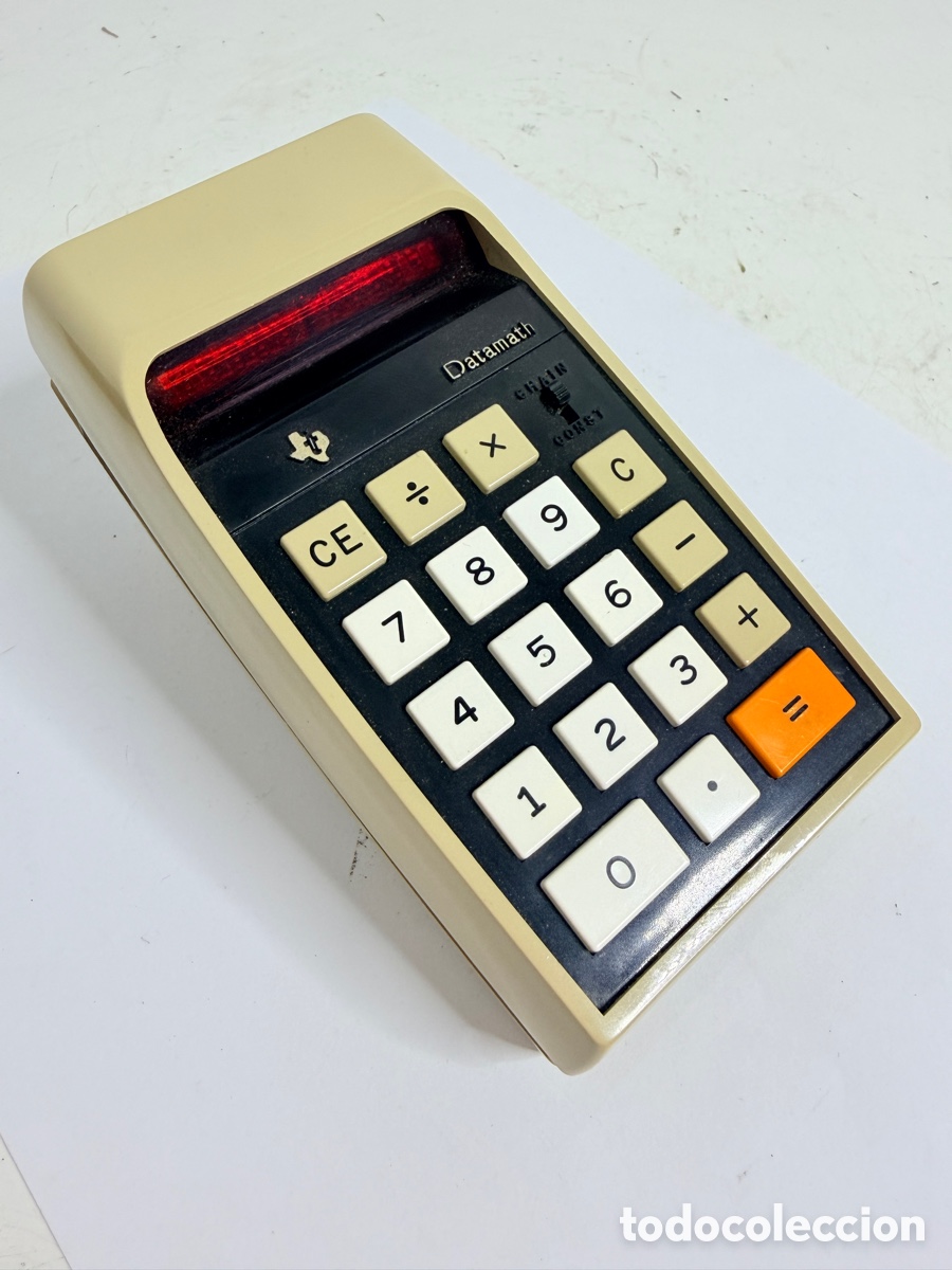 Vintage: Texas Instruments Datamath TI-2500 Space Age Design 1970s - Foto 7