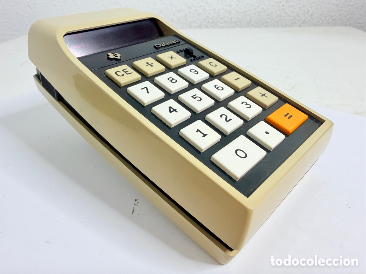 Vintage: Texas Instruments Datamath TI-2500 Space Age Design 1970s - Foto 8