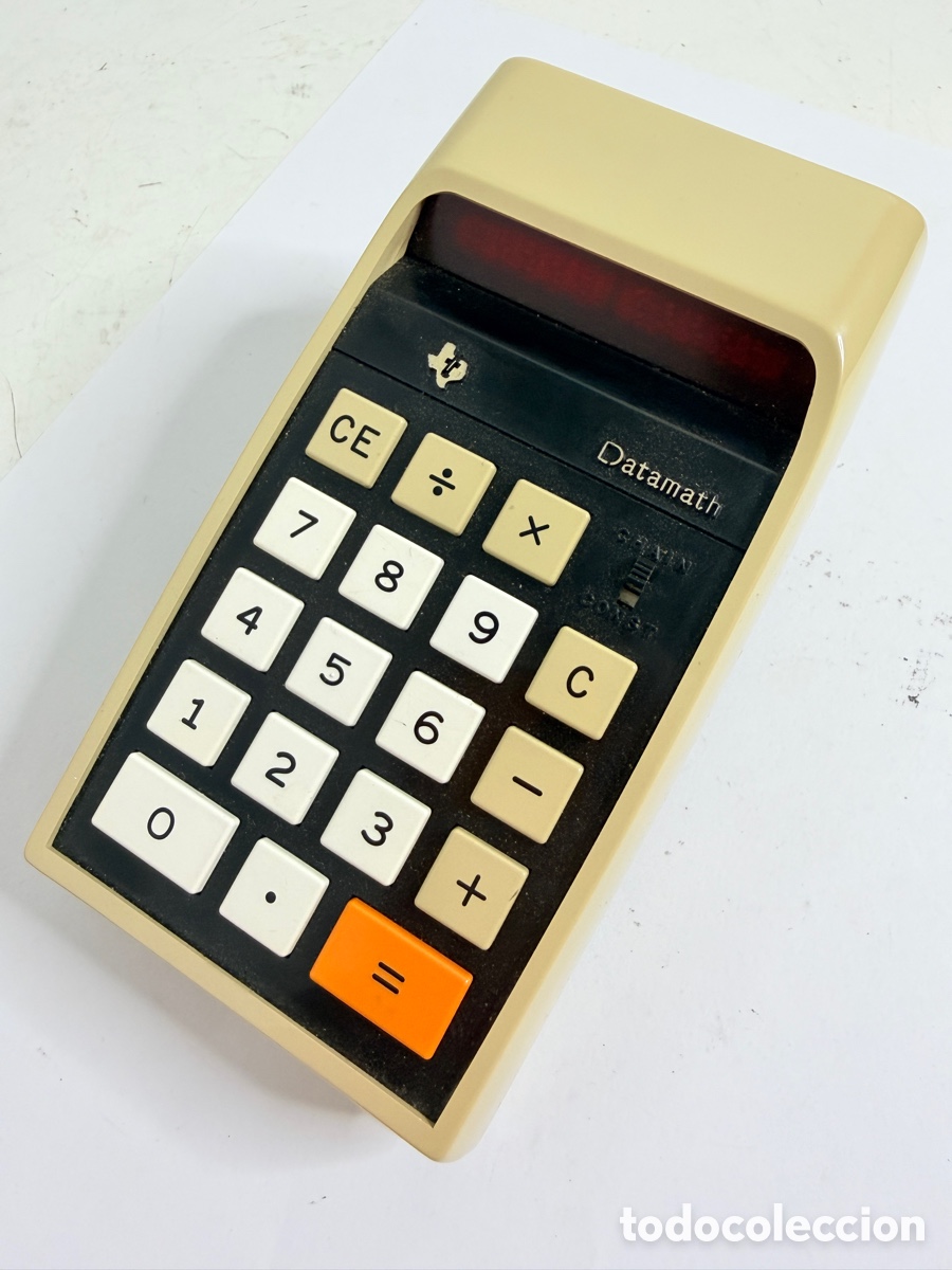 Vintage: Texas Instruments Datamath TI-2500 Space Age Design 1970s