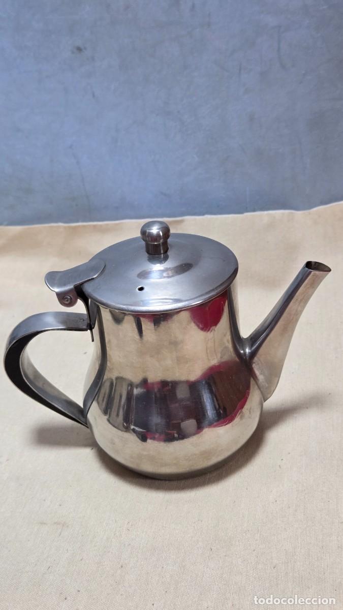 Vintage: tetera de acero inoxidable