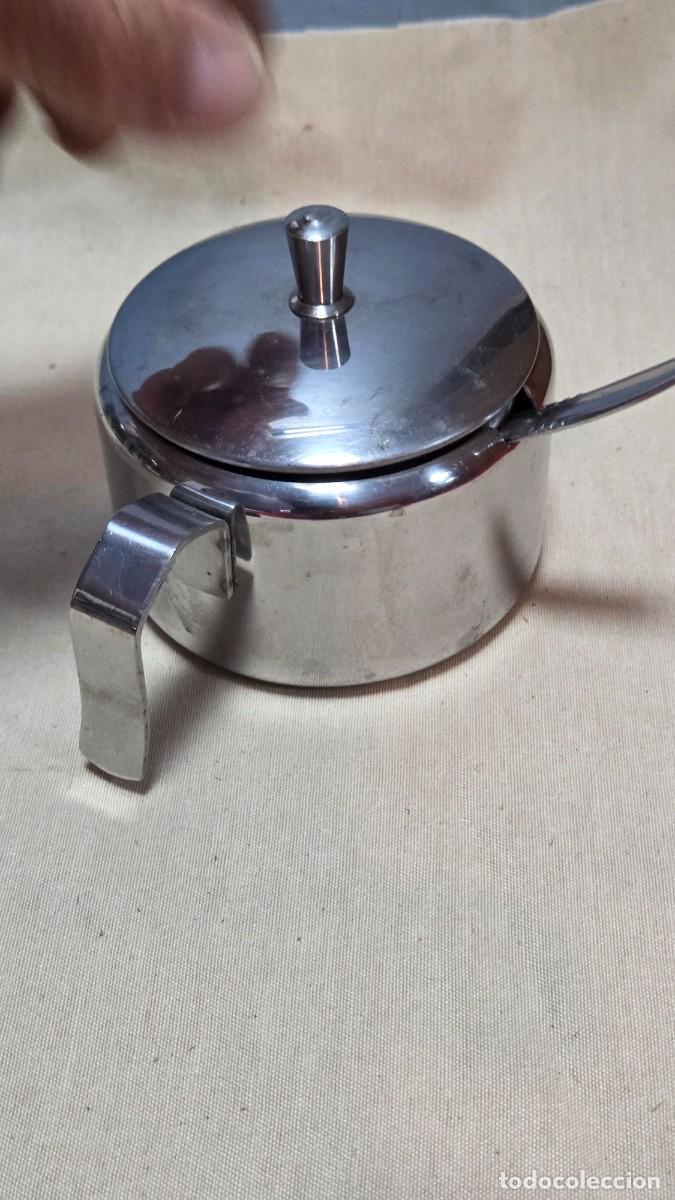 Vintage: azucarero de acero inoxidable - Foto 3