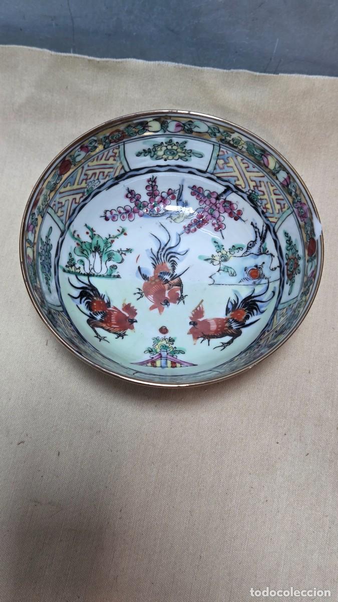 Vintage: cuenco de porcelana oriental - Foto 2