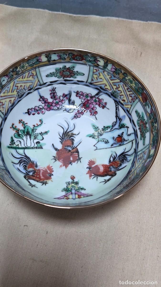 Vintage: cuenco de porcelana oriental - Foto 2