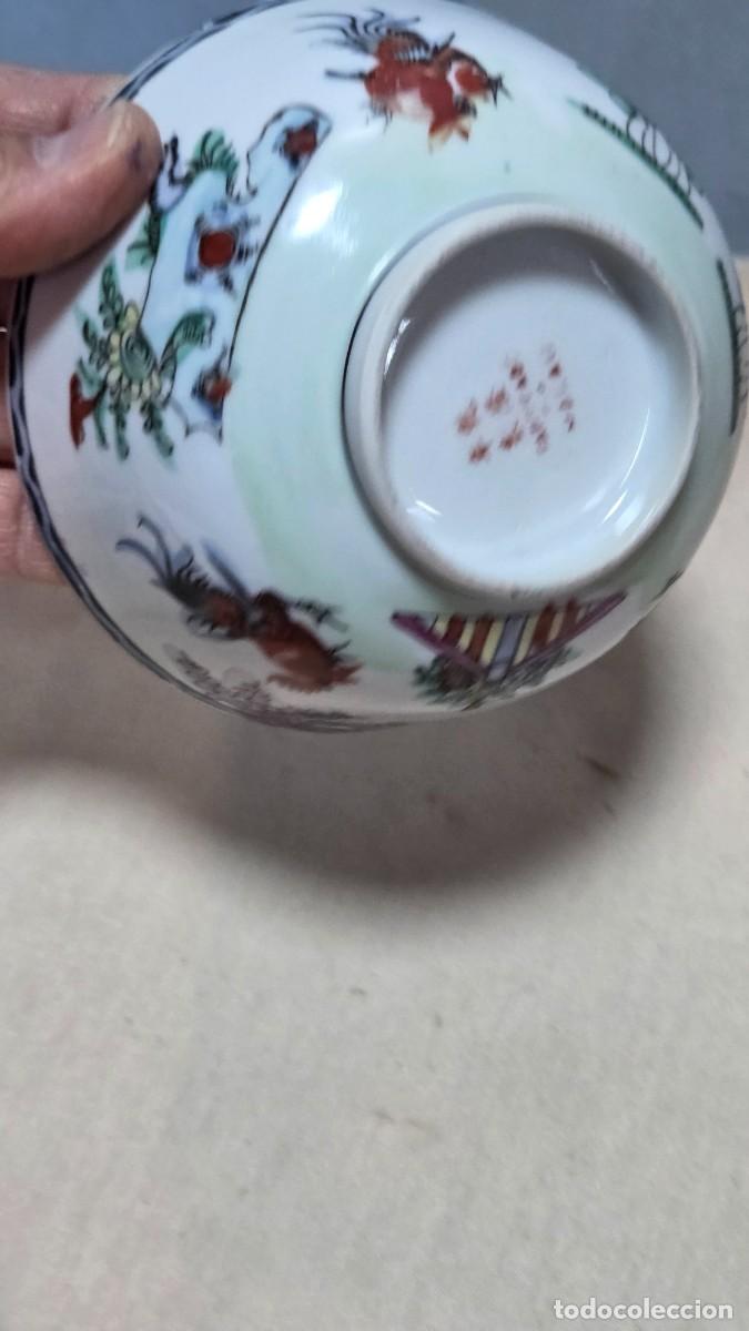Vintage: cuenco de porcelana oriental - Foto 3