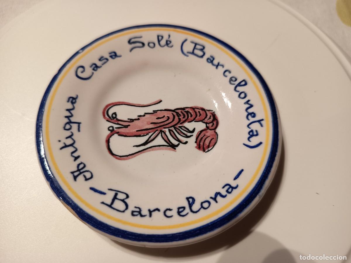 Vintage: CENICERO RESTAURANTE CASA SOLE DE BARCELONA