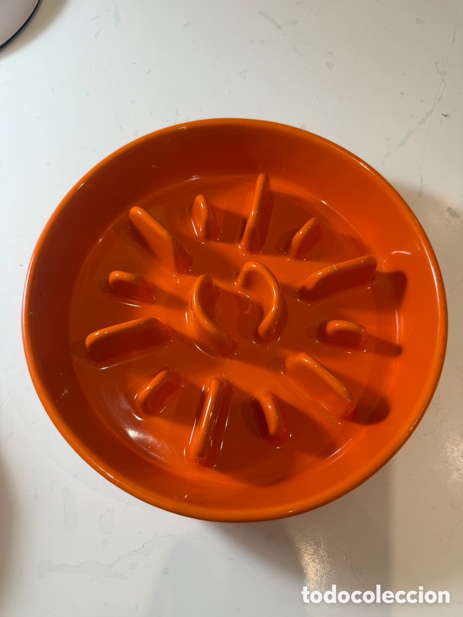 Vintage: Comedero lento perro Le Tauci cer&aacute;mica 20 cm