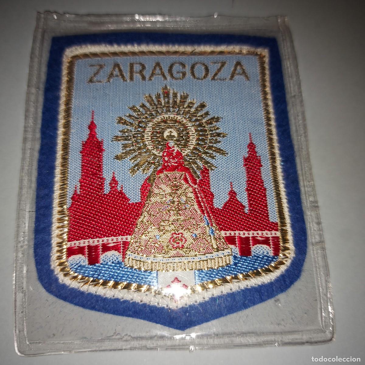 Vintage: ANTIGUO PARCHE BORDADO EL PILAR ZARAGOZA