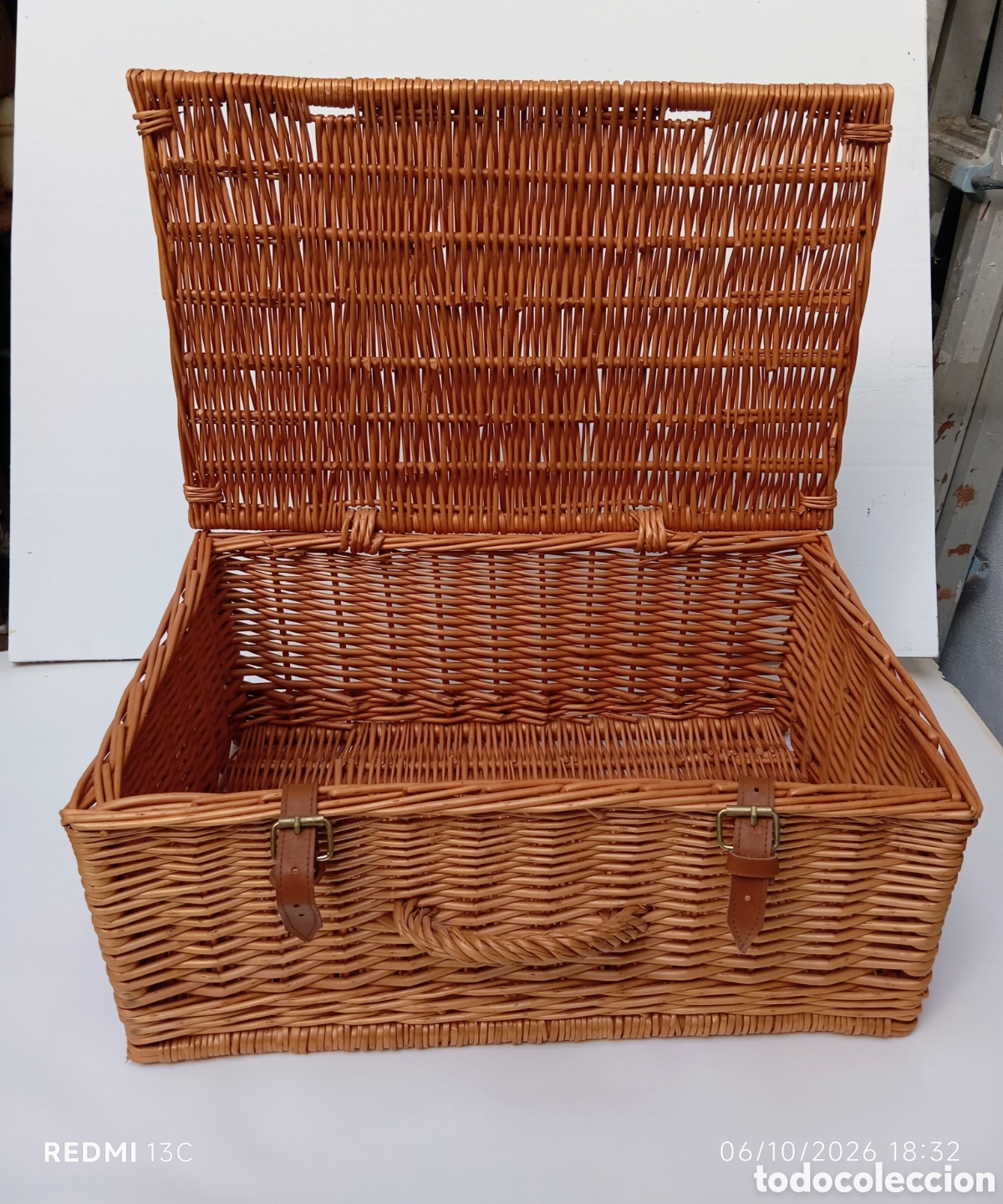 Vintage: cesta mimbre F&M,............................. - Foto 2