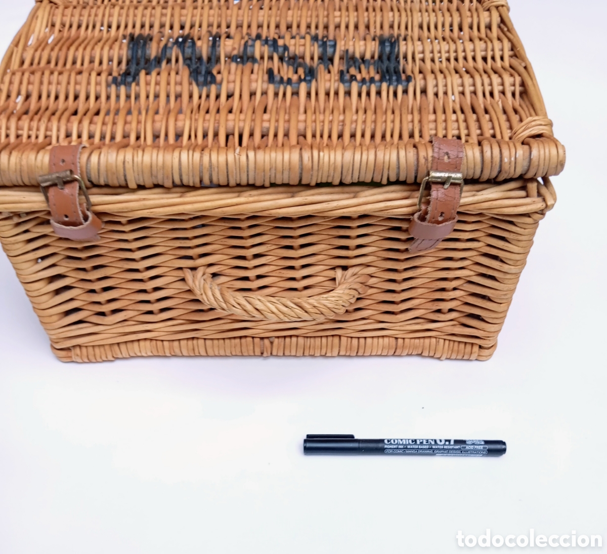 Vintage: cesta mimbre F&M......................