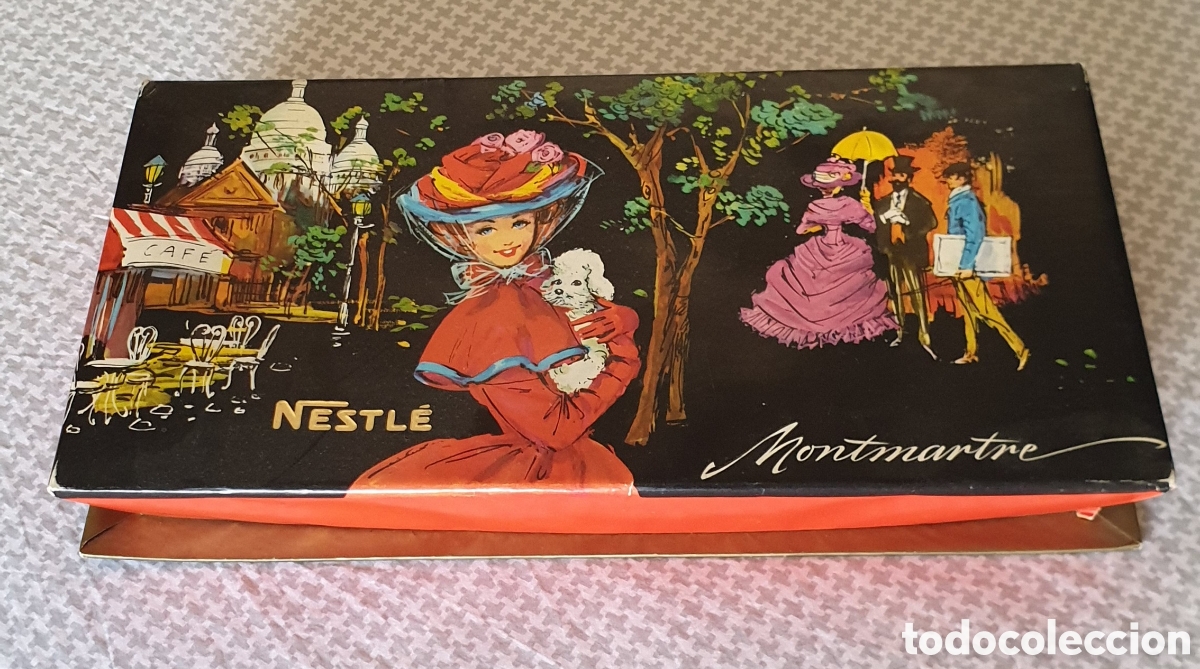 Vintage: ANTIGUA CAJA CART&Oacute;N NESTL&Eacute;