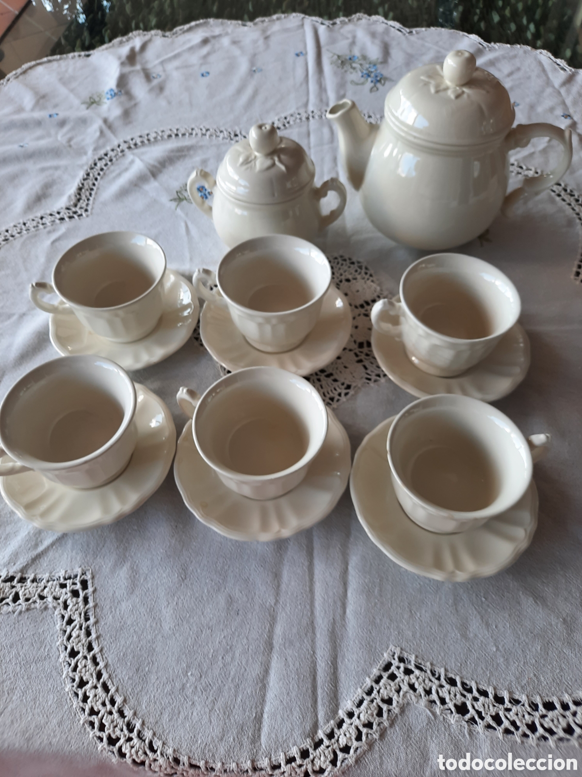 Vintage: Juego de t&eacute; modelo Naranco, San Claudio, Asturias