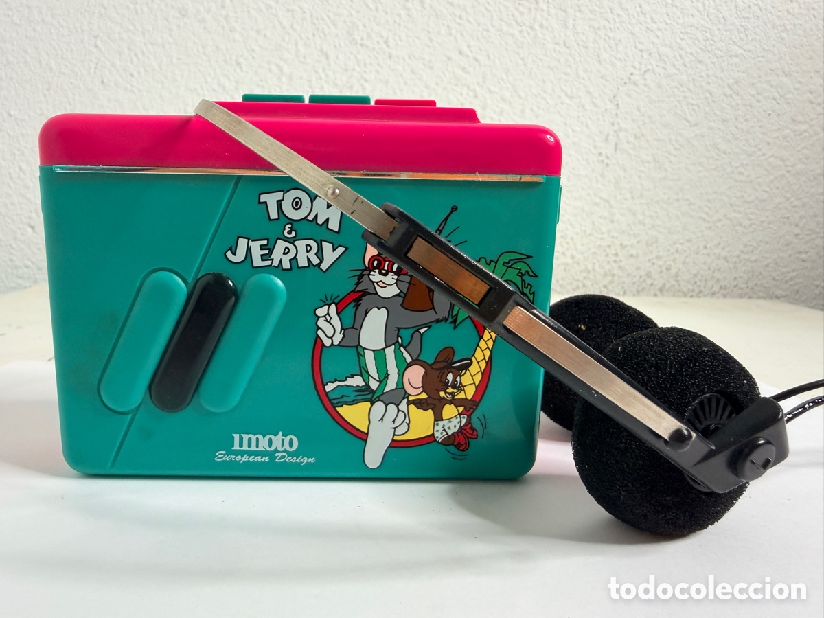 Vintage: Tom & Jerry Vintage Walkman 1980s Funciona - Foto 2
