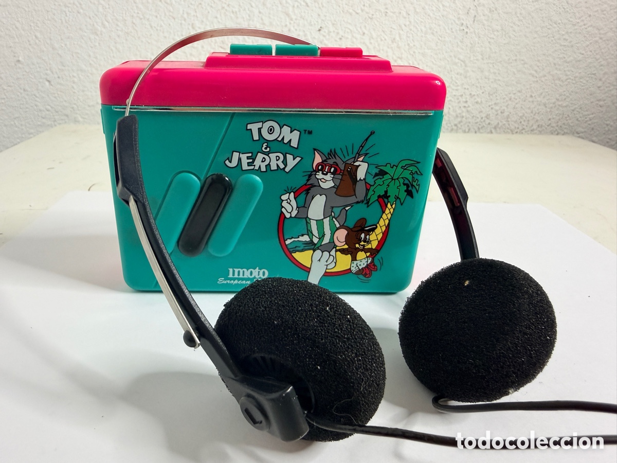Vintage: Tom & Jerry Vintage Walkman 1980s Funciona - Foto 4