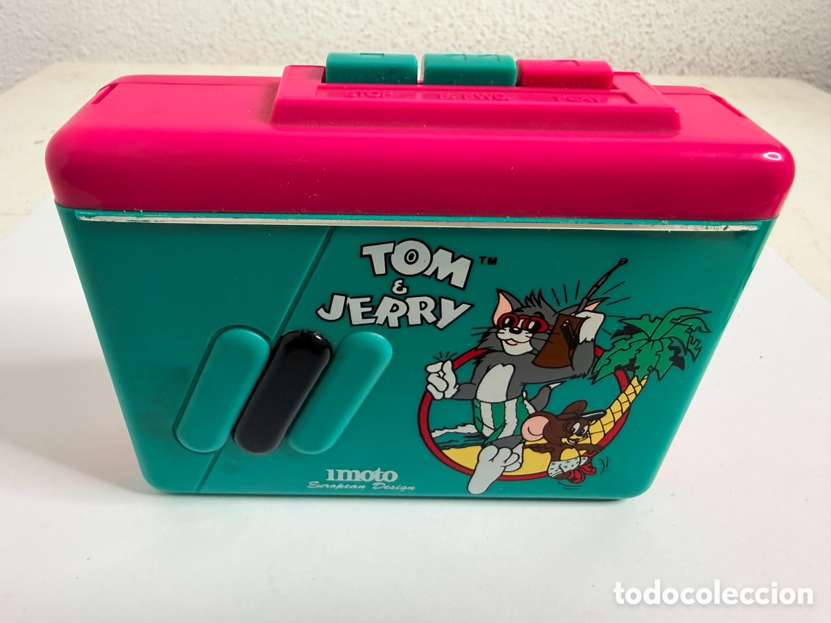 Vintage: Tom & Jerry Vintage Walkman 1980s Funciona - Foto 6