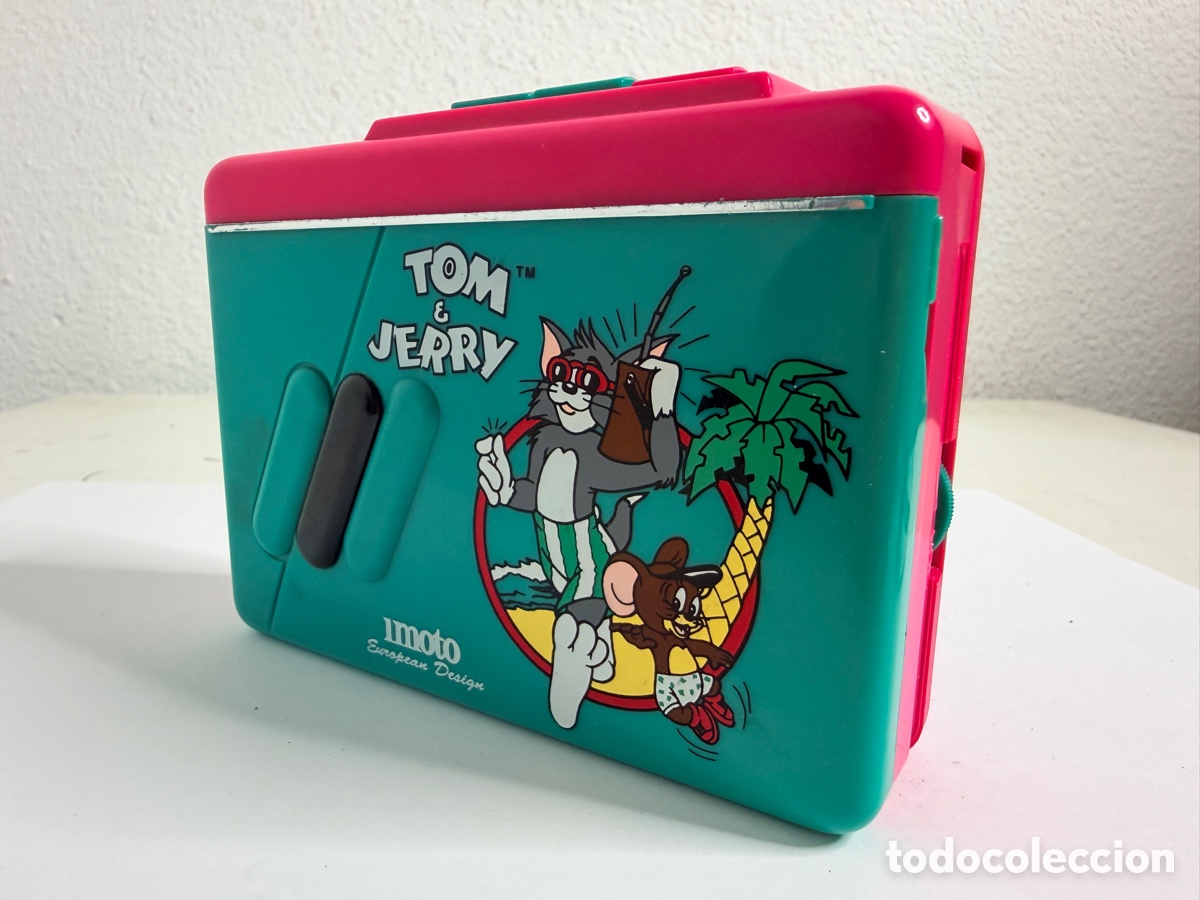 Vintage: Tom & Jerry Vintage Walkman 1980s Funciona - Foto 10
