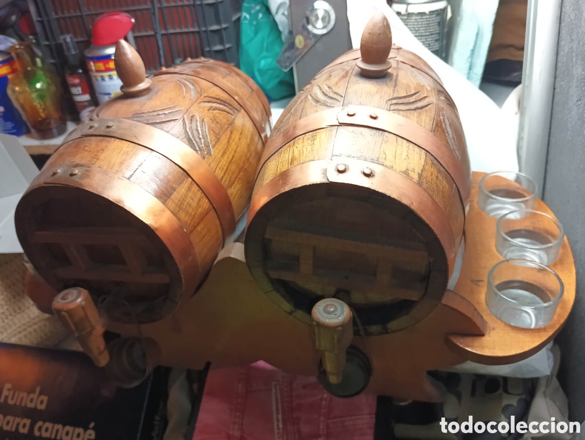 Vintage: Barriles de madera decorativos vintage - Foto 5
