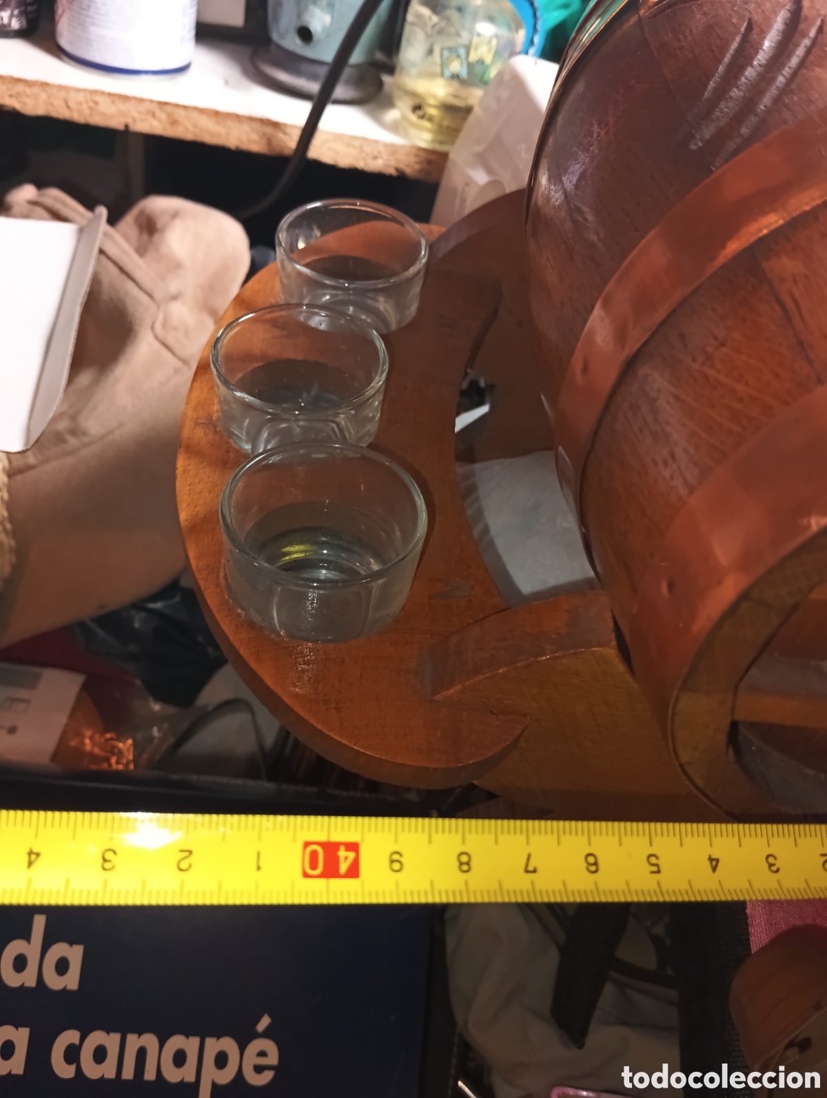 Vintage: Barriles de madera decorativos vintage - Foto 8