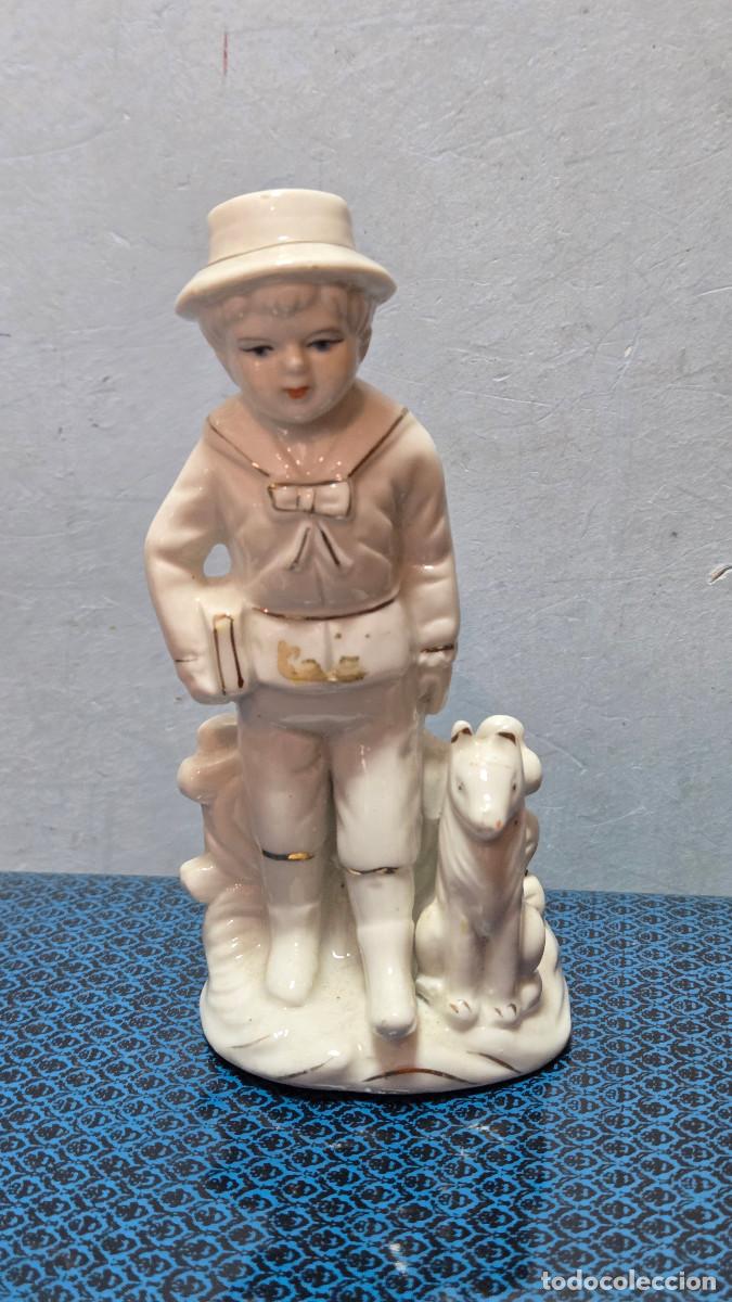 Vintage: figura de porcelaba biscuis