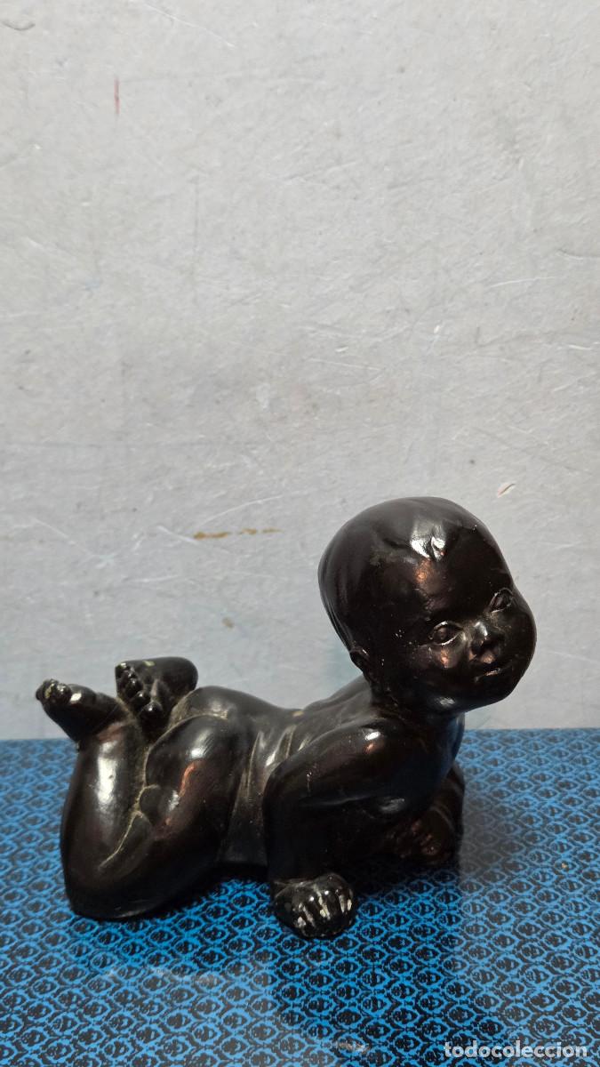 Vintage: figura de bebe negro - Foto 1