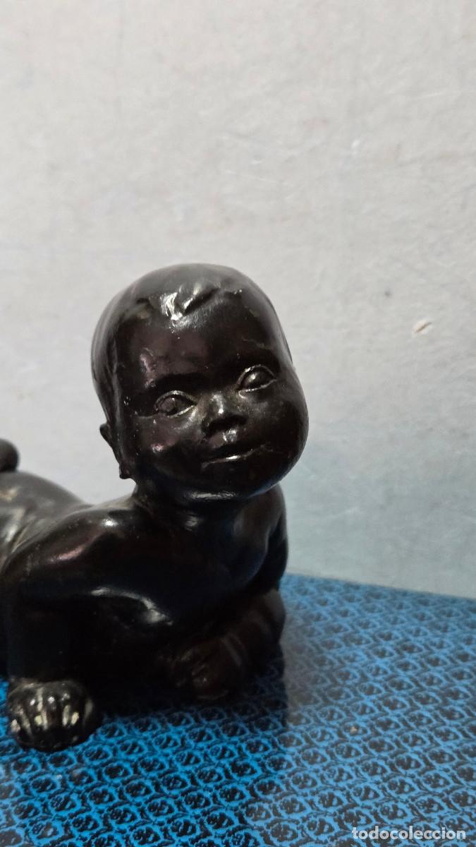 Vintage: figura de bebe negro - Foto 2