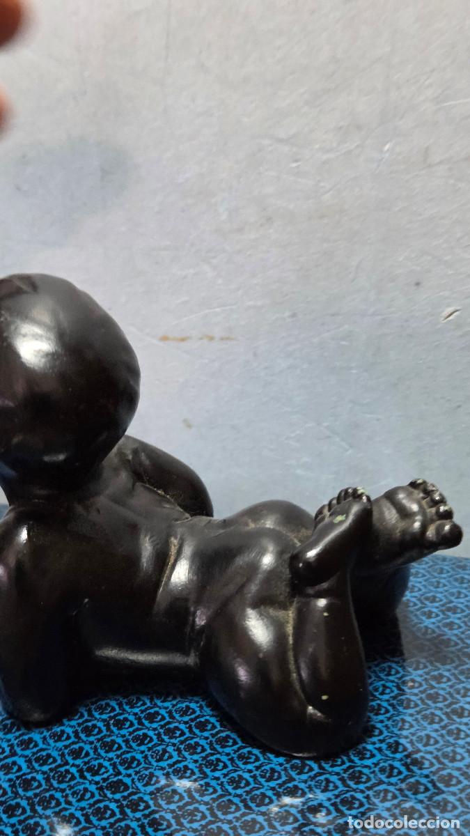 Vintage: figura de bebe negro - Foto 4