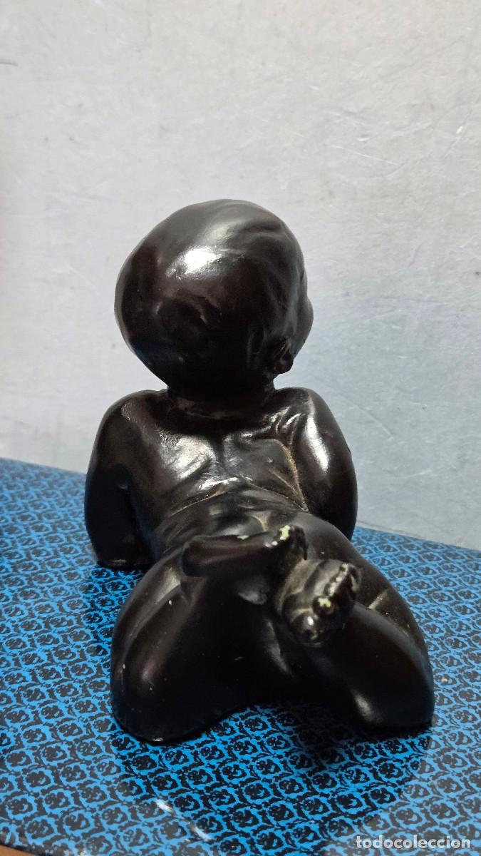 Vintage: figura de bebe negro - Foto 5