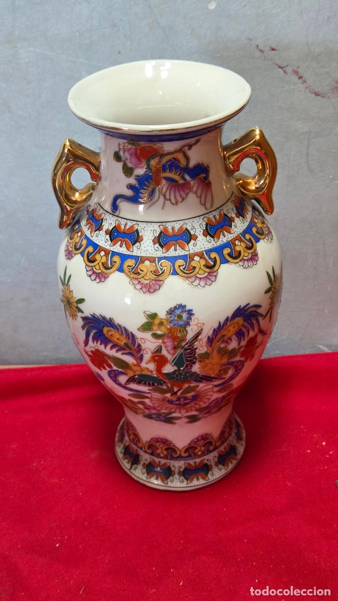 Vintage: jarron de porcelana oriental - Foto 1