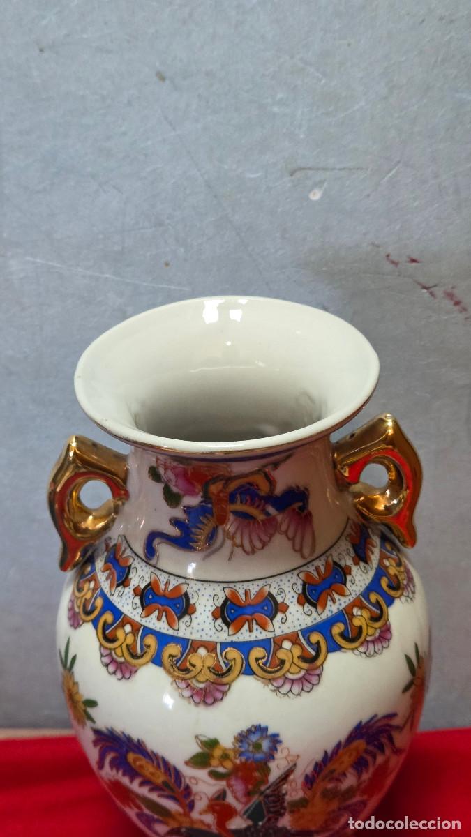 Vintage: jarron de porcelana oriental - Foto 2