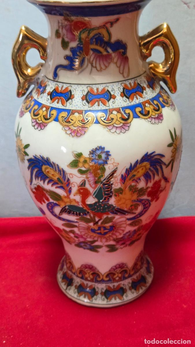 Vintage: jarron de porcelana oriental - Foto 3