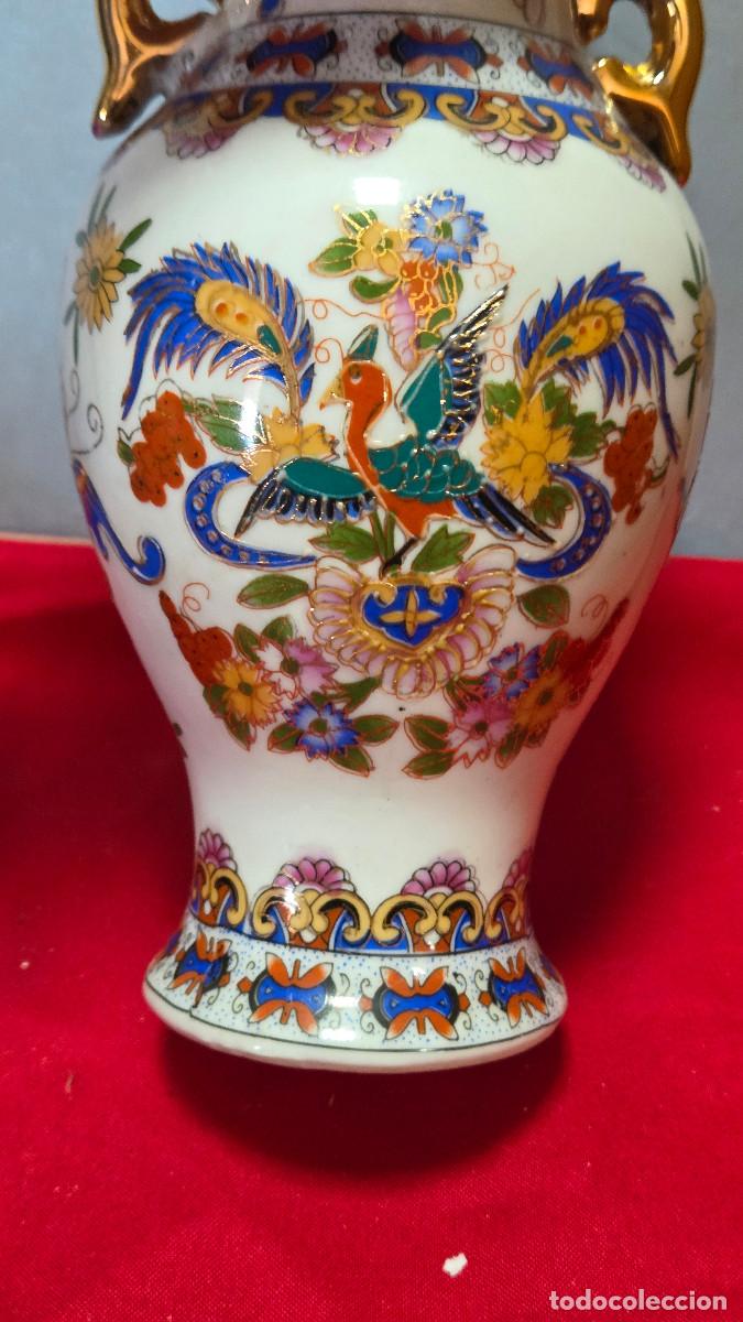 Vintage: jarron de porcelana oriental - Foto 4
