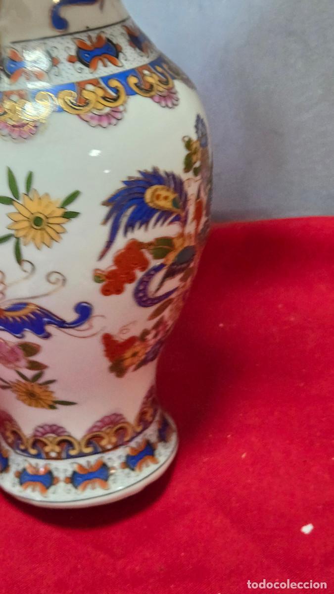 Vintage: jarron de porcelana oriental - Foto 6
