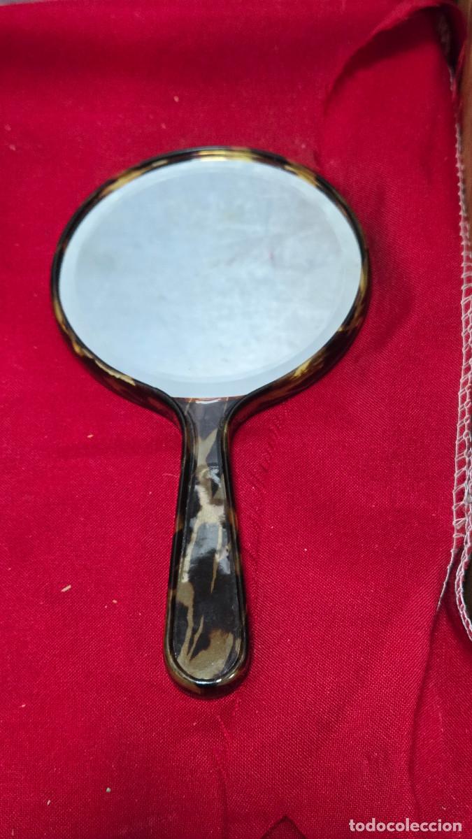 Vintage: juego de sepillo y espejo de mano - Foto 2