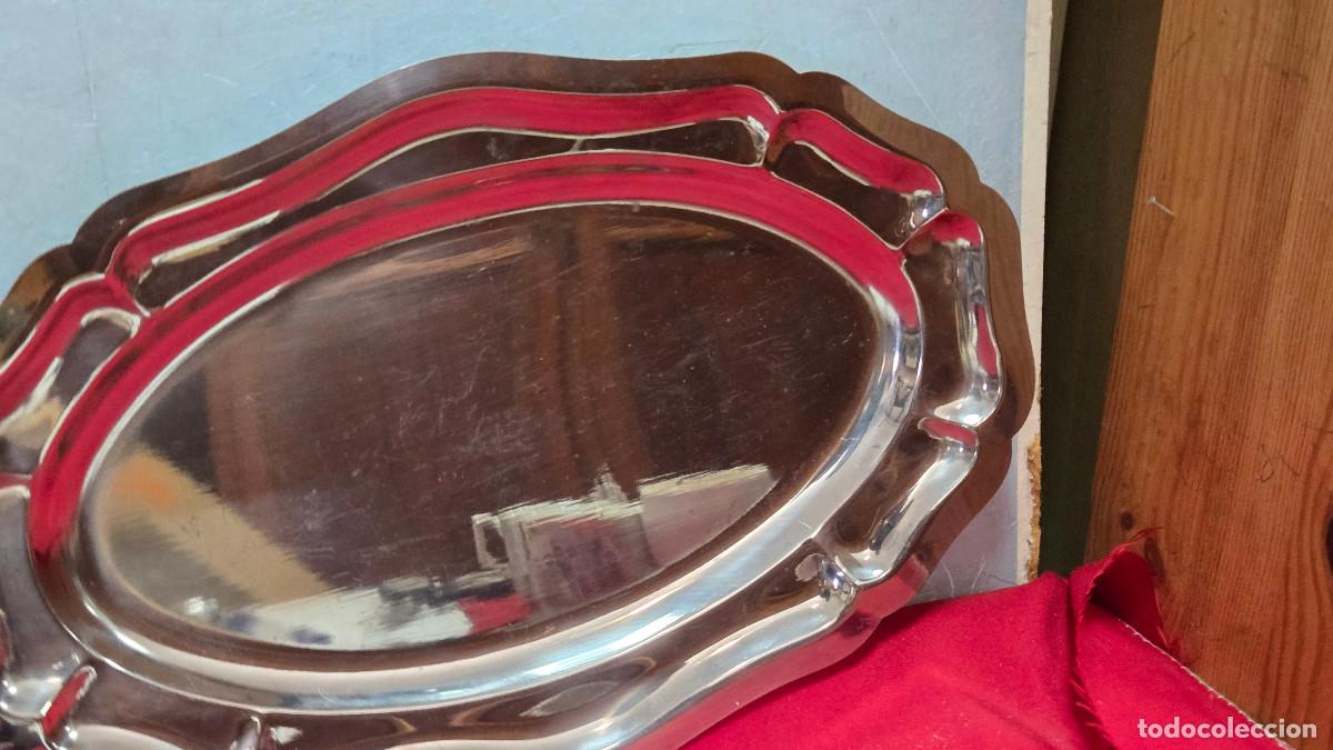 Vintage: bandeja de acero inoxidable - Foto 1