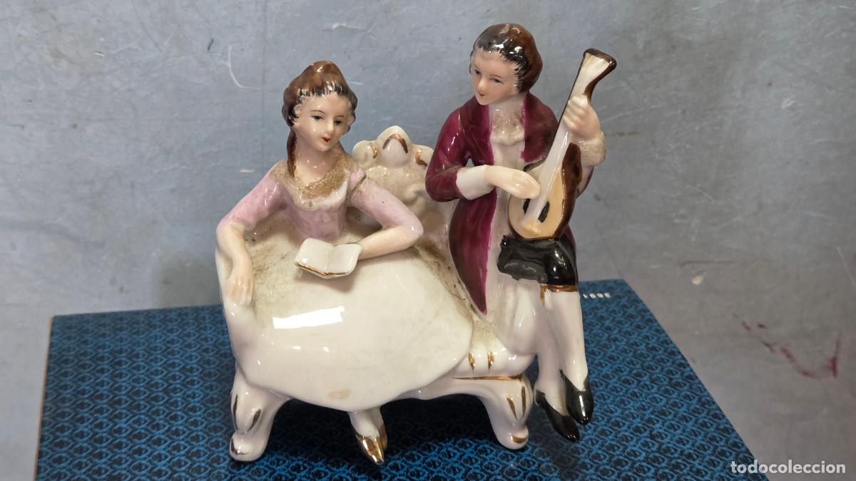Vintage: figuras de ni&ntilde;os de porcelana biscuit