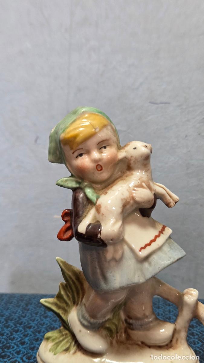 Vintage: figuras de ni&ntilde;os de porcelana biscuit - Foto 2
