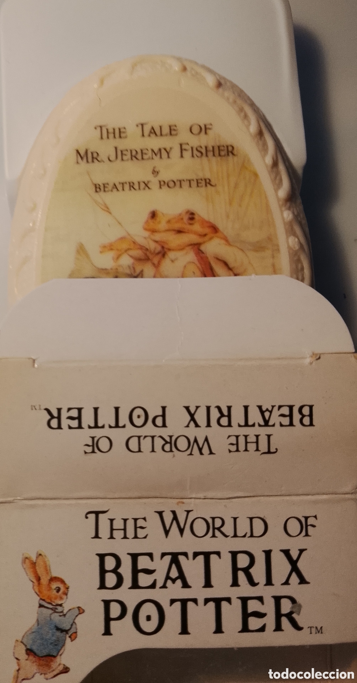 Vintage: Antiguo Jab&oacute;n Pict&oacute;rico Beatrix Potter - El Cuento de Mr. Jeremy Fisher - Caja Original MINT
