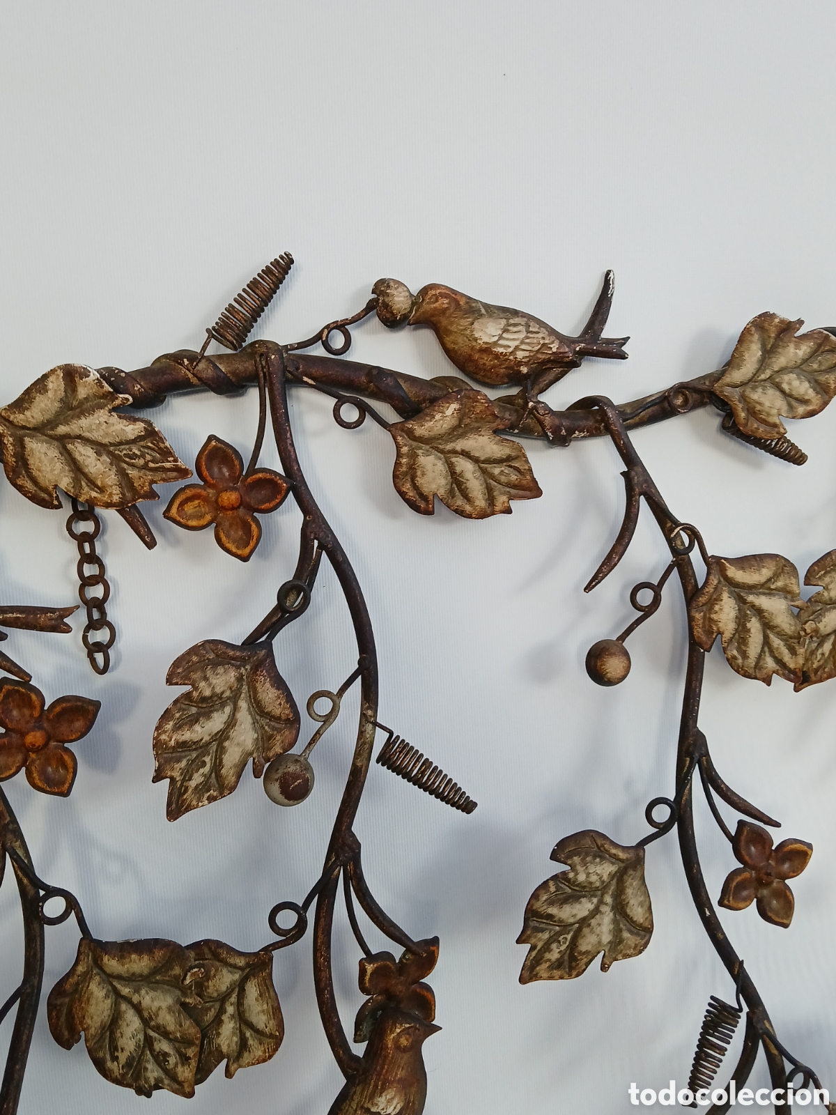 Vintage: Decoraci&oacute;n de pared forja policromada - Foto 4
