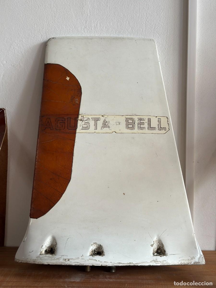 Vintage: 10.Agusta-Bell &ndash; Panel / Cubierta Original de Helic&oacute;ptero - Foto 1
