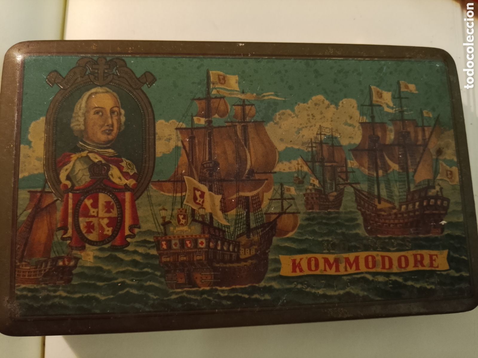 Vintage: Antigua Caja Cigarrillos Alemanes Kommodore Kosmos A&ntilde;os 20/30 - COMPLETA LLENA - Museo