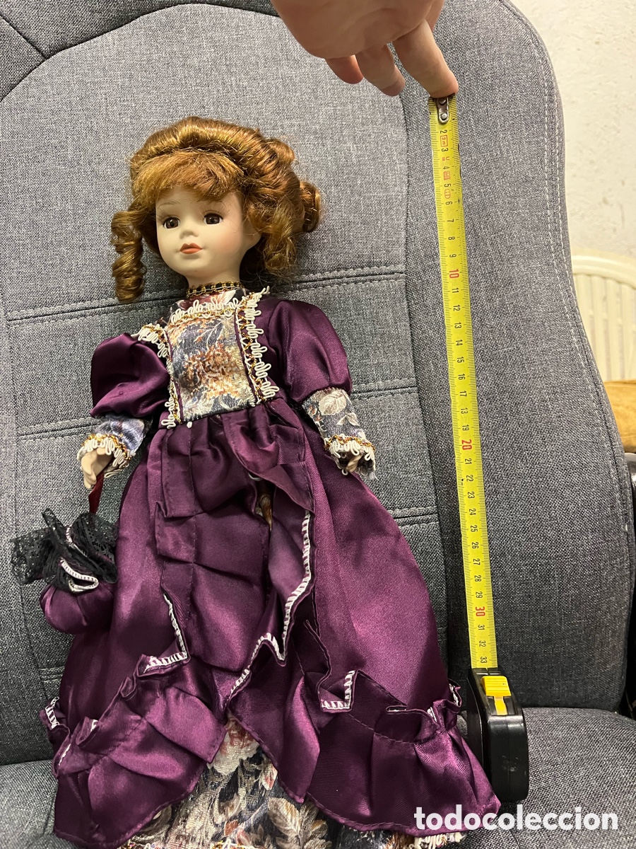 Vintage: Mu&ntilde;eca de colecci&oacute;n estilo victoriano - Foto 2