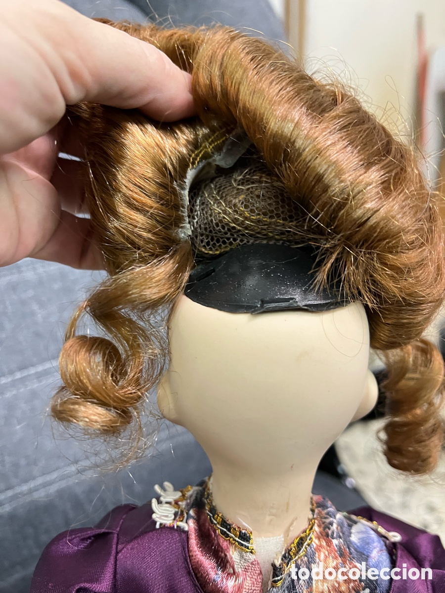 Vintage: Mu&ntilde;eca de colecci&oacute;n estilo victoriano - Foto 4