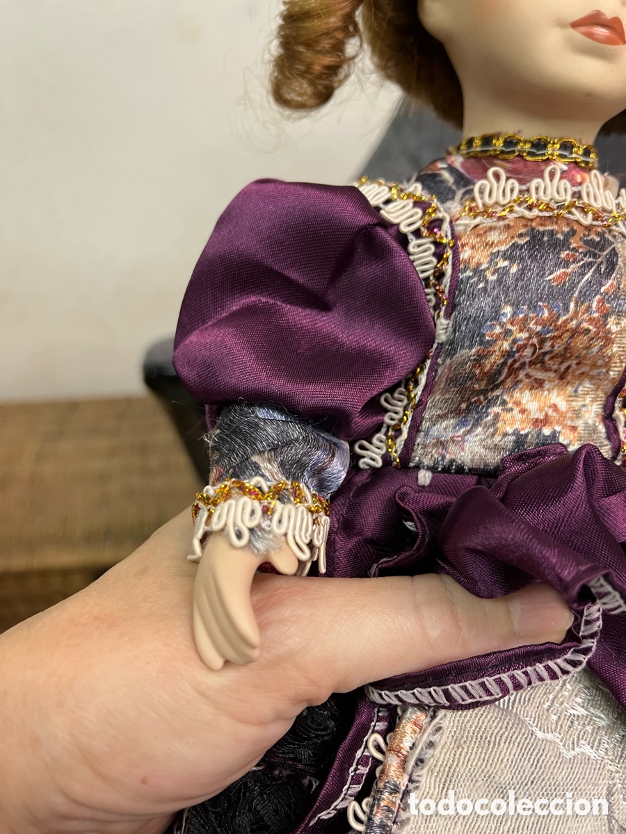Vintage: Mu&ntilde;eca de colecci&oacute;n estilo victoriano - Foto 11