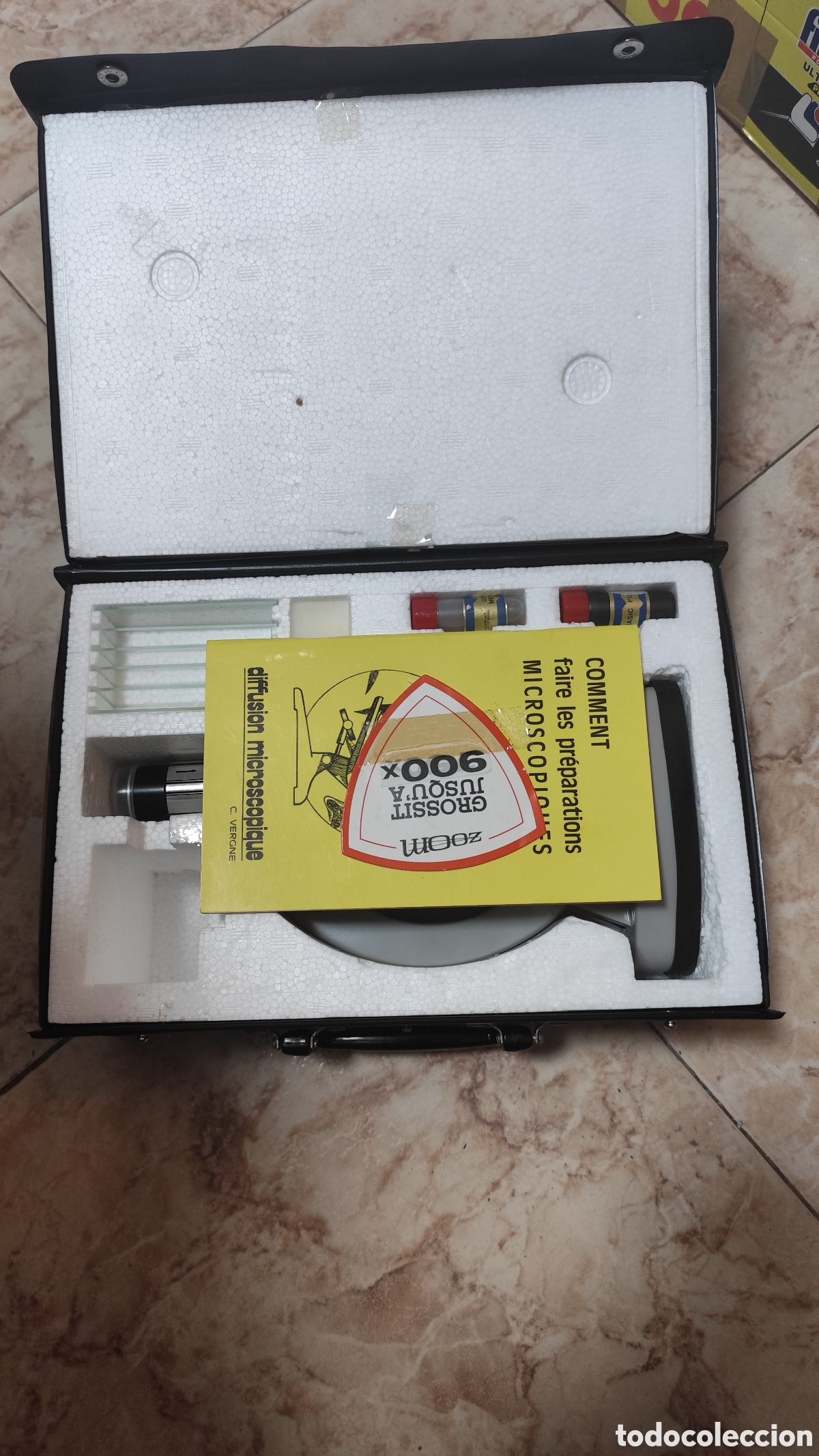Vintage: Kit de Microscopio cient&iacute;fico infantil(900X) - Foto 4