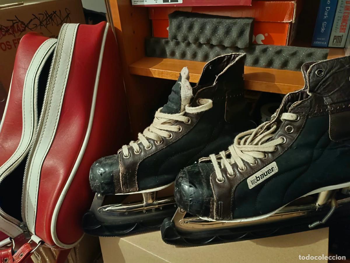 Vintage: Patines hielo Bauer a&ntilde;os 70