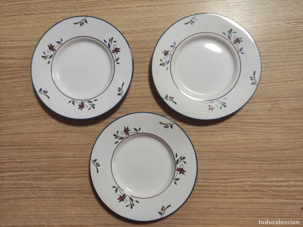 Vintage: Tres platos postre Copenhagen Thailandia