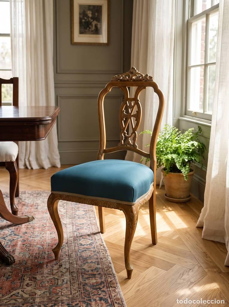 Vintage: SILLA CL&Aacute;SICA DE MADERA