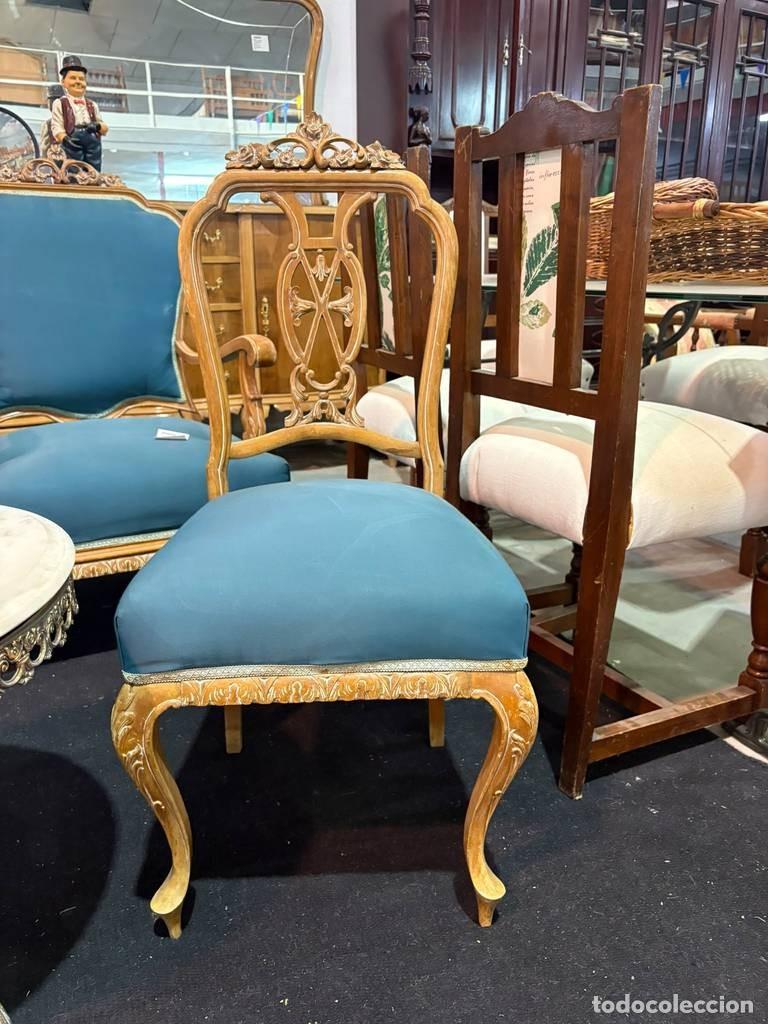 Vintage: SILLA CL&Aacute;SICA DE MADERA - Foto 2