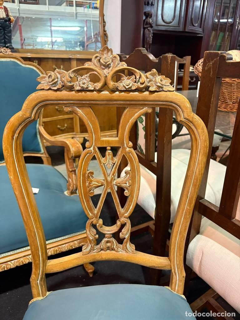 Vintage: SILLA CL&Aacute;SICA DE MADERA - Foto 6