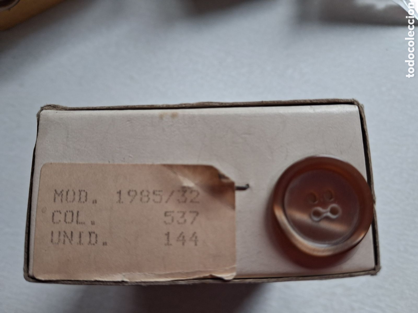 Vintage: 6 Cajas de botones ingleses - Foto 4